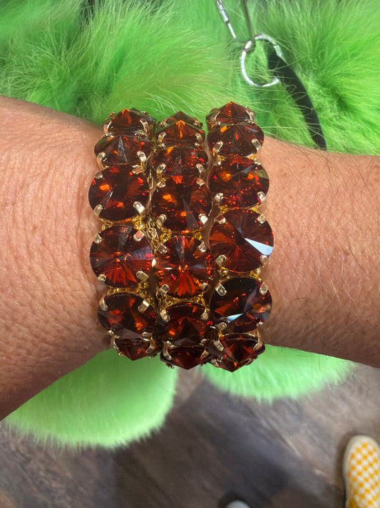 Brown Honey Stretch Bracelet