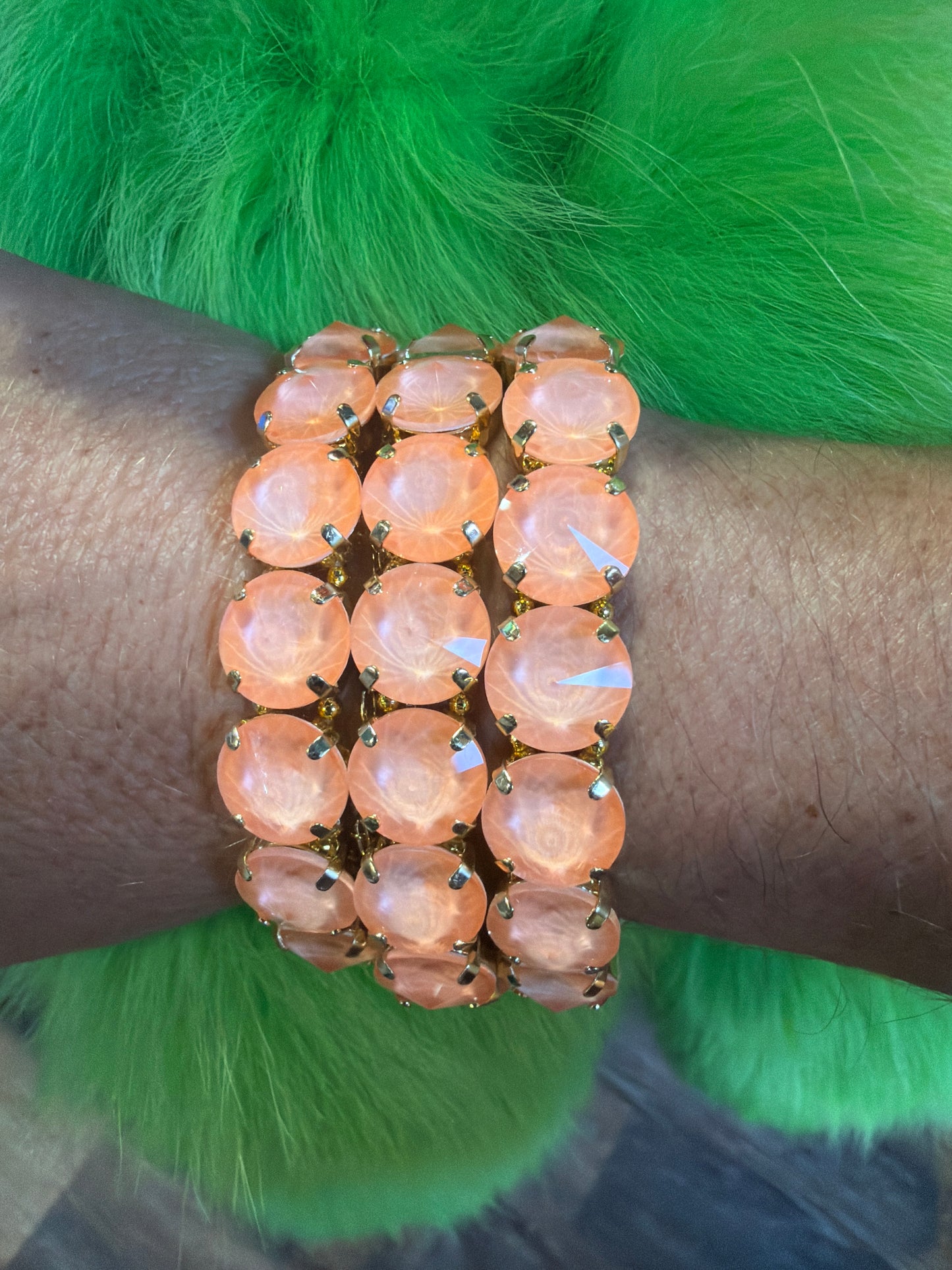 Orange Sherbet Stretch Bracelet