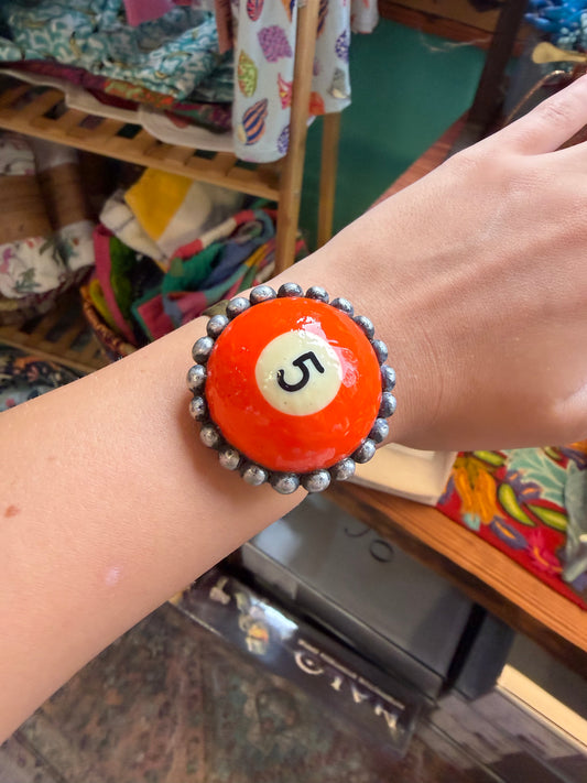 5 Ball Orange Cuff