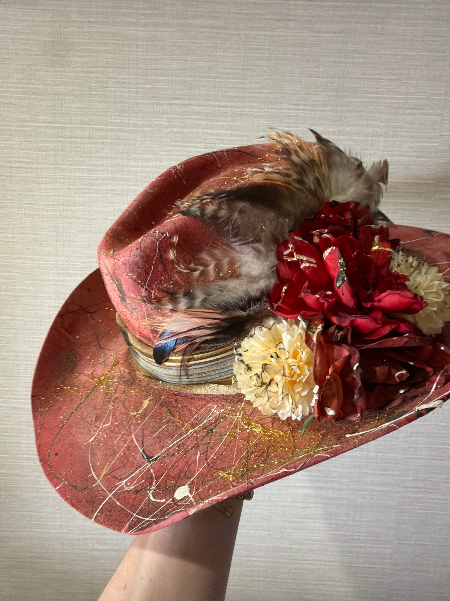 Red Cowgirl Hat
