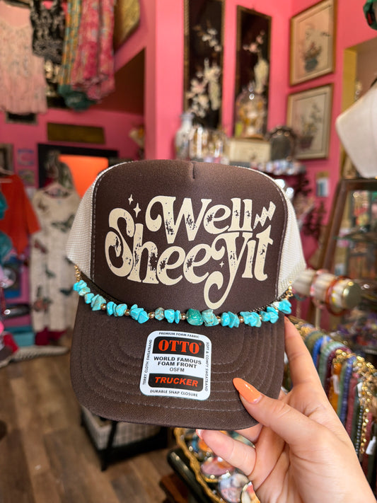 "Well Shee-Yit" Western Trucker Hat