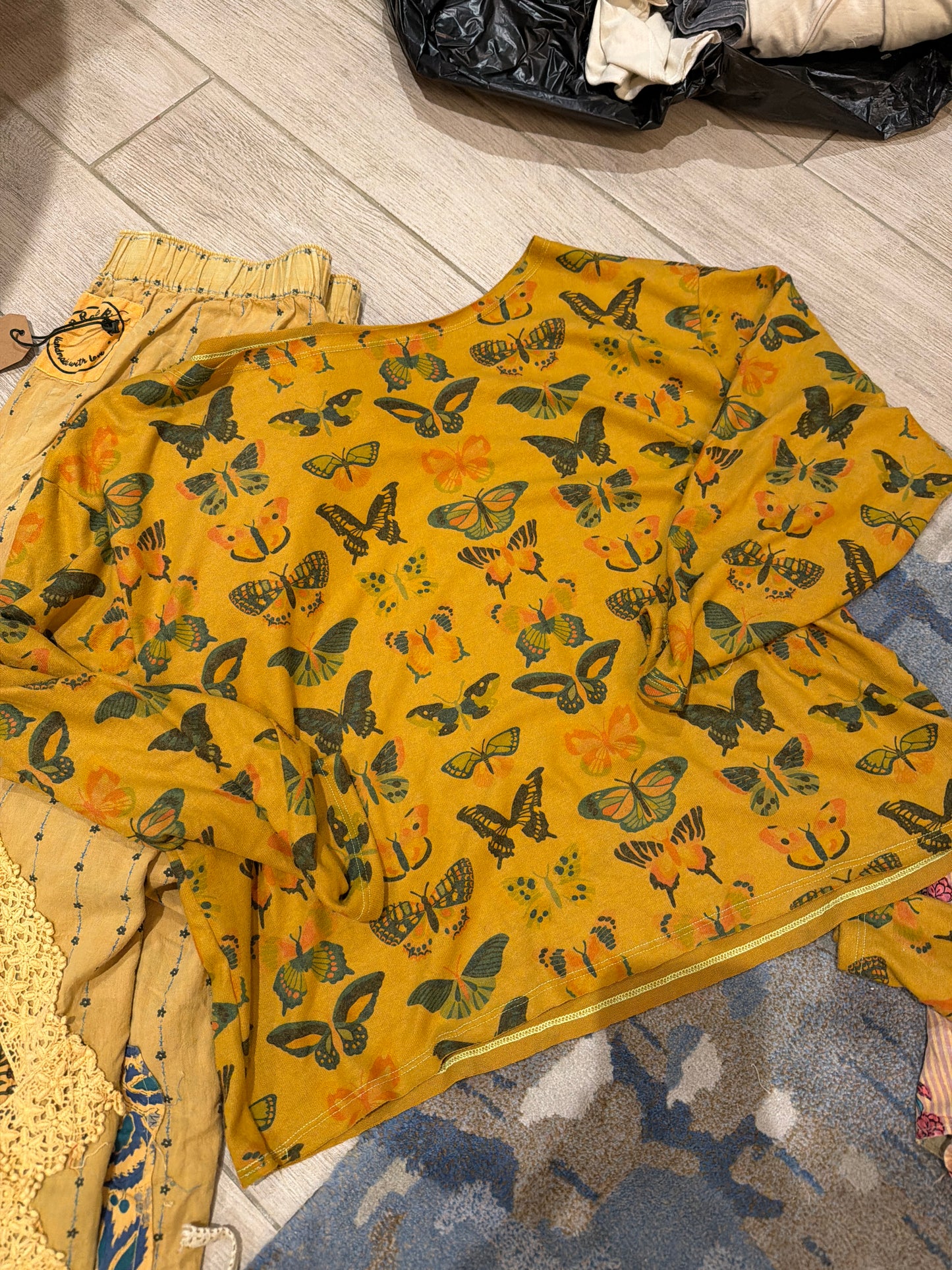Gold Butterfly Sweatshirt