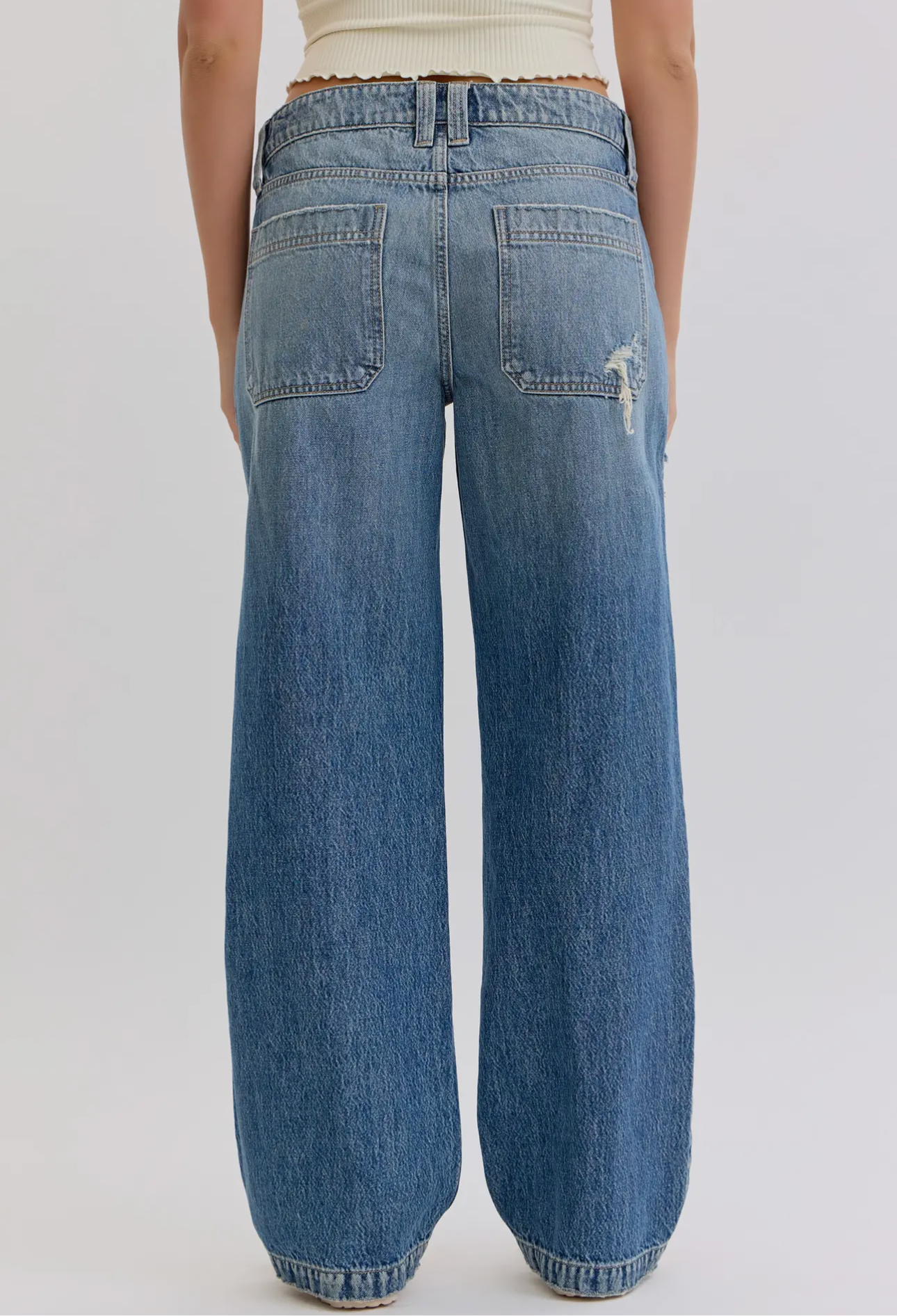 Low Rise Baggy Jeans