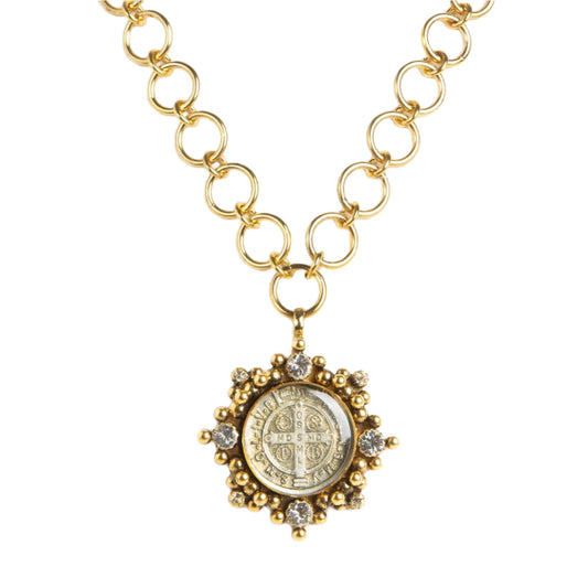 The Betty Necklace with Luxury Medallions