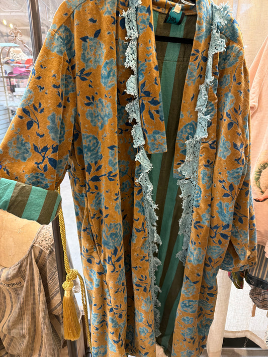 PRE ORDER Garden Rendezvous Coat Teal