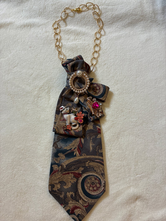 Feline Fashionista Tie