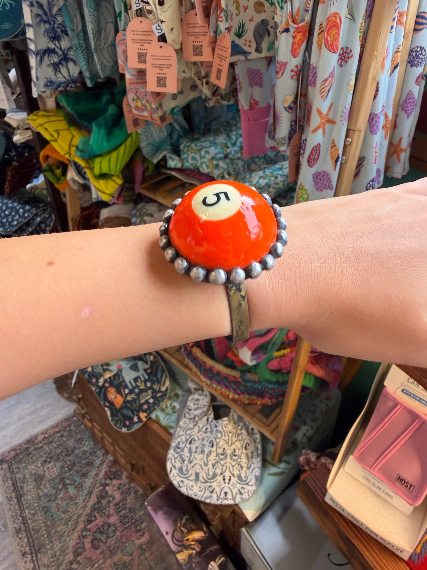 5 Ball Orange Cuff