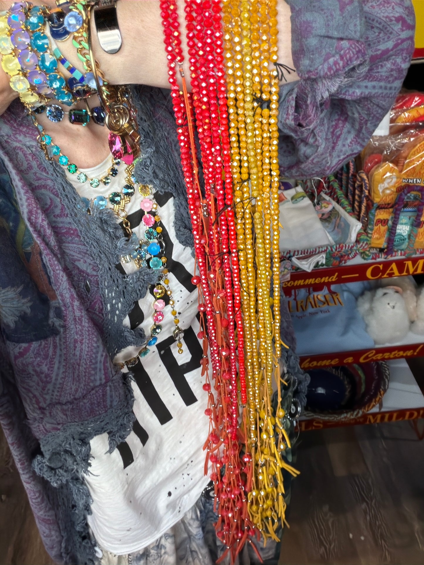 Long Boho Beads