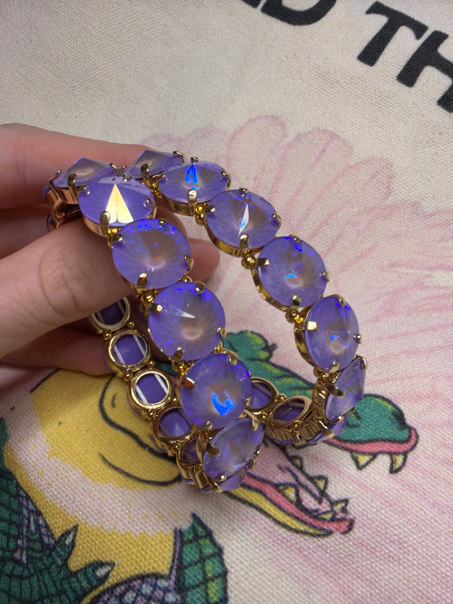 Purple Smoke Stretch Bracelet