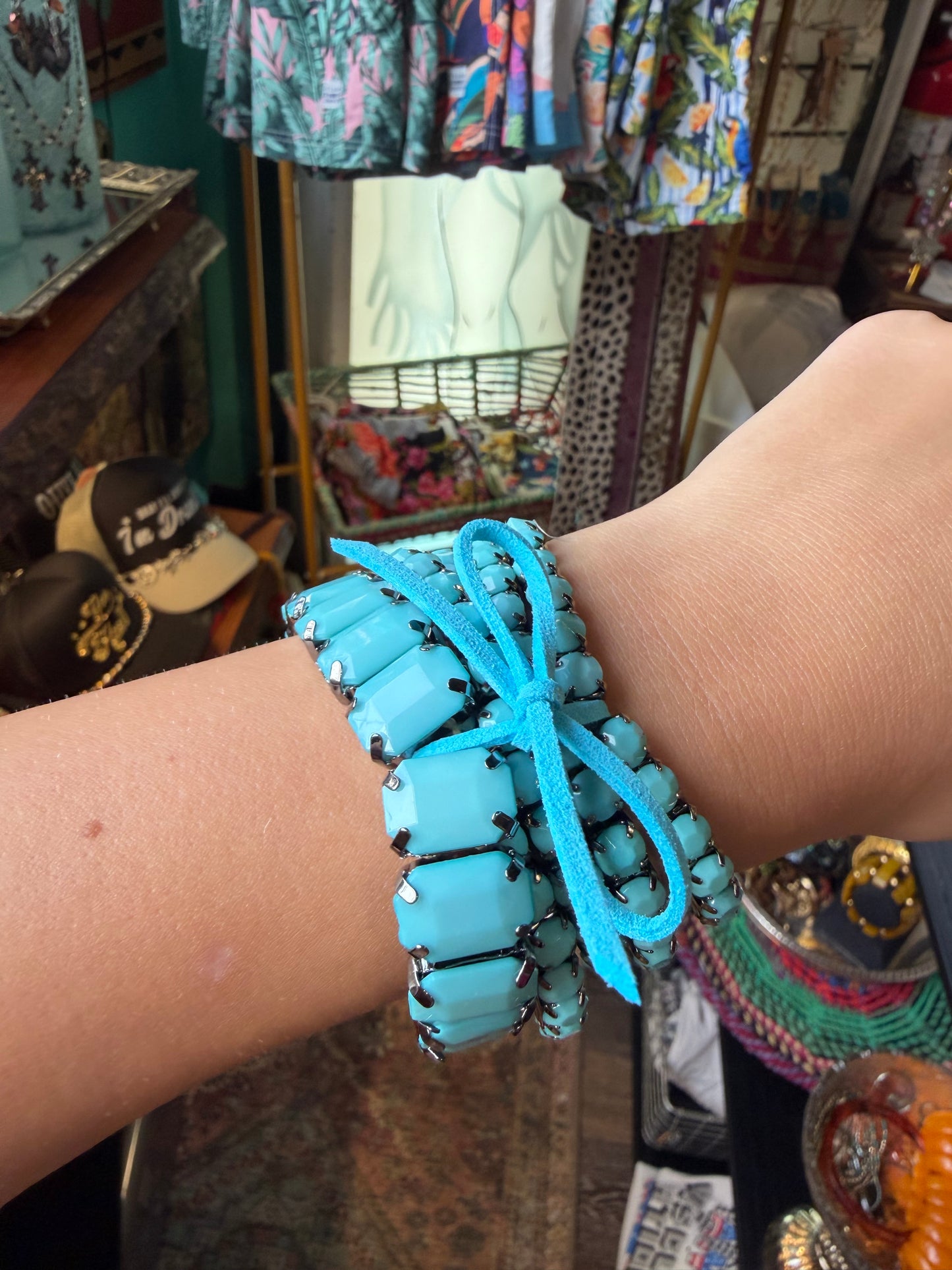 Turquoise Stretch Bracelets