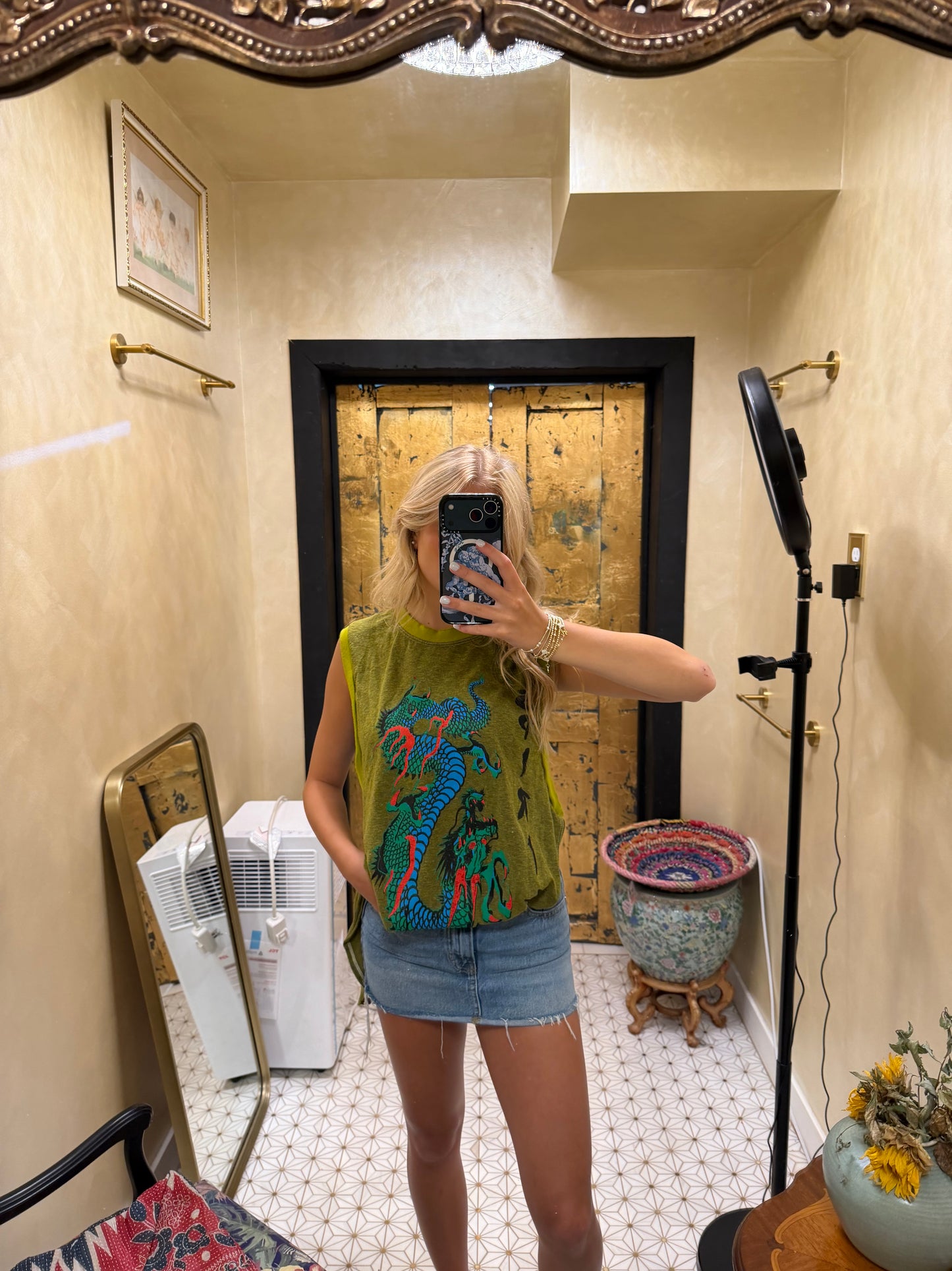 Tiger & Dragon Tunic Tank