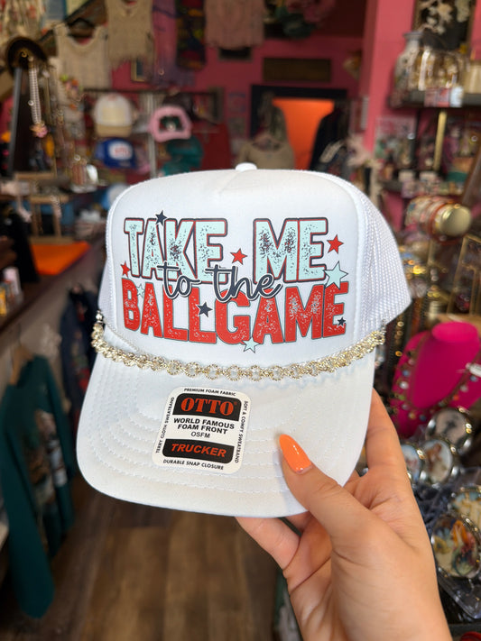 Take Me To The Ballgame Trucker Hat