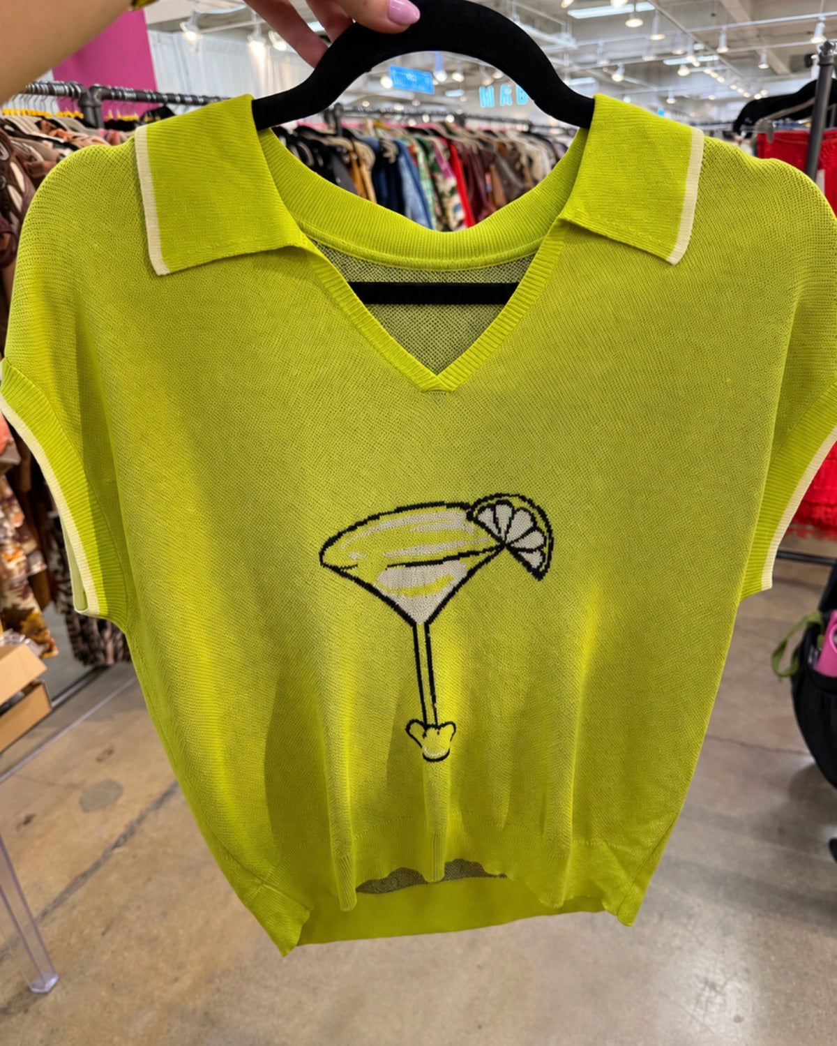 PRE ORDER Lime Margarita Sweater Top