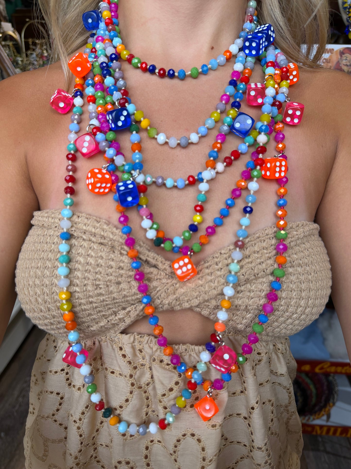 Loaded Dice Necklace