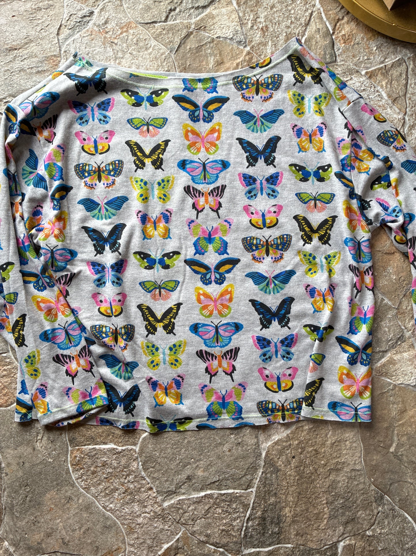 Grey Butterfly Sweatshirt