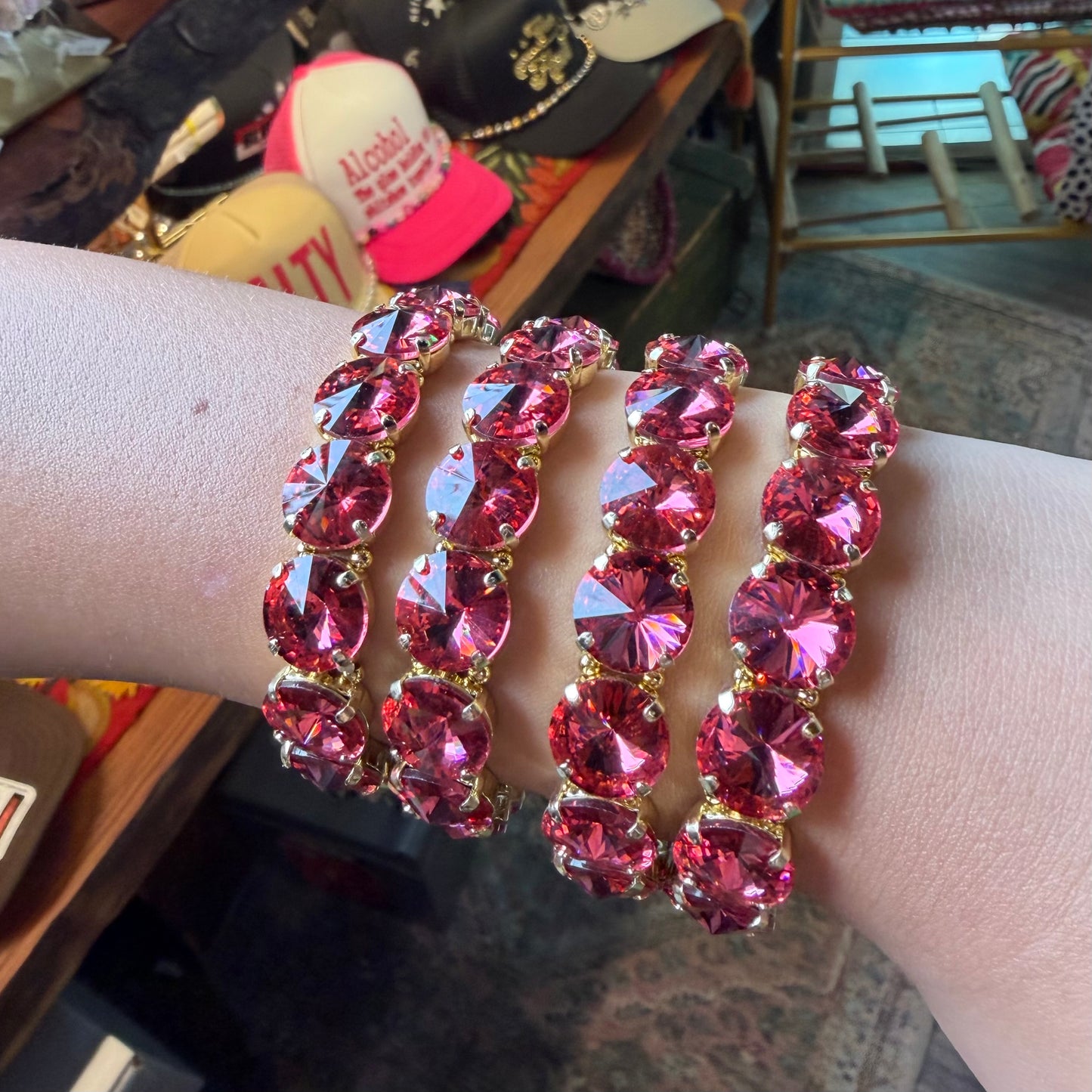 Pink Stretch Bracelet