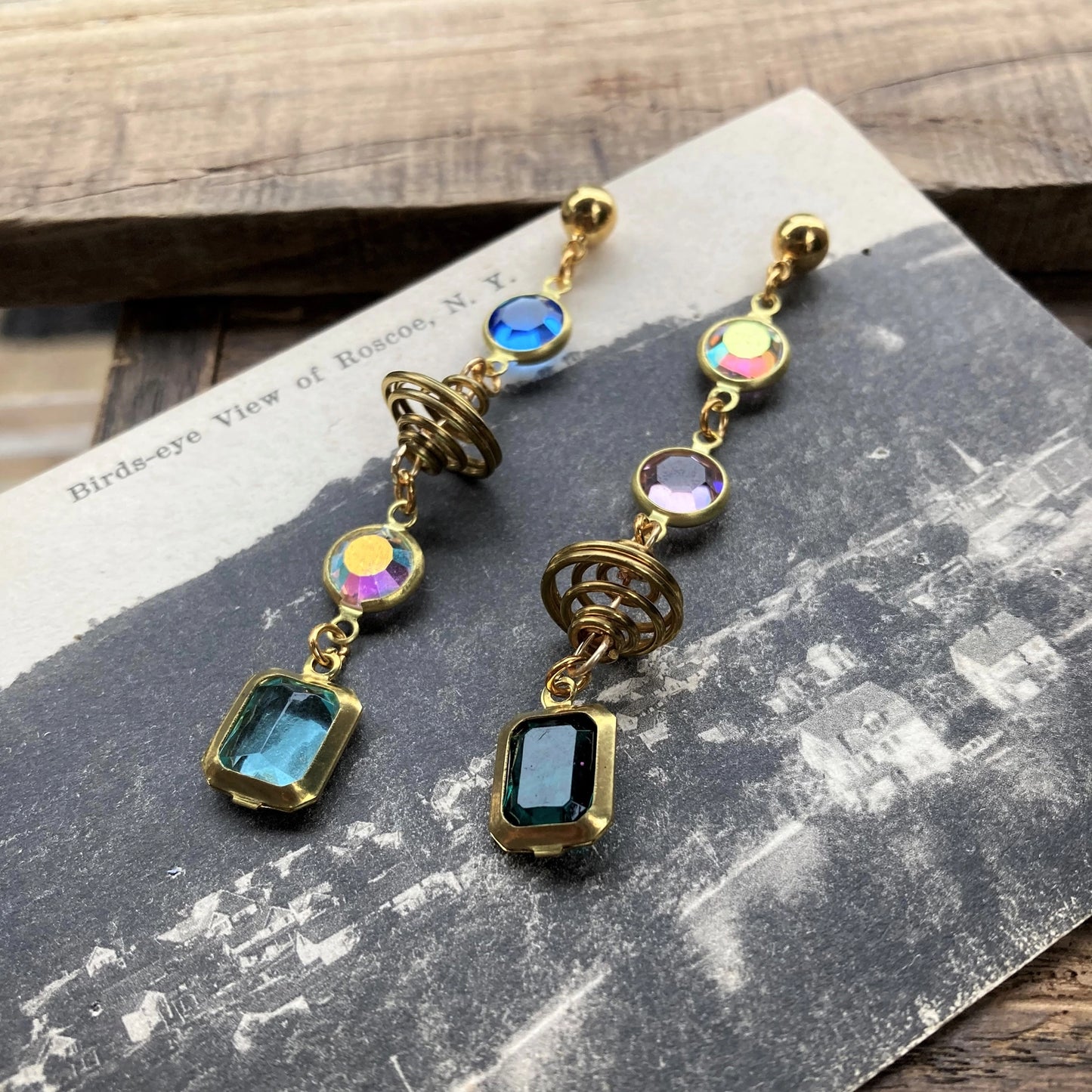 Galaxy Jewel Dangle Earrings