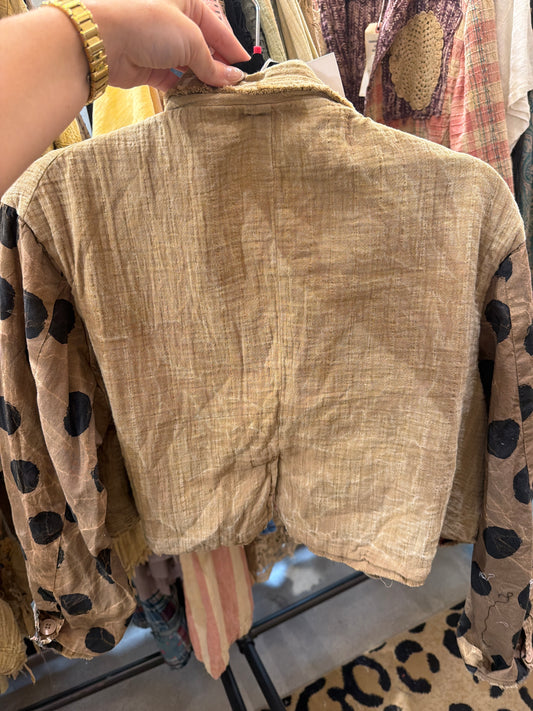 PRE ORDER End of December Painted Moon Polka Dot Jacket