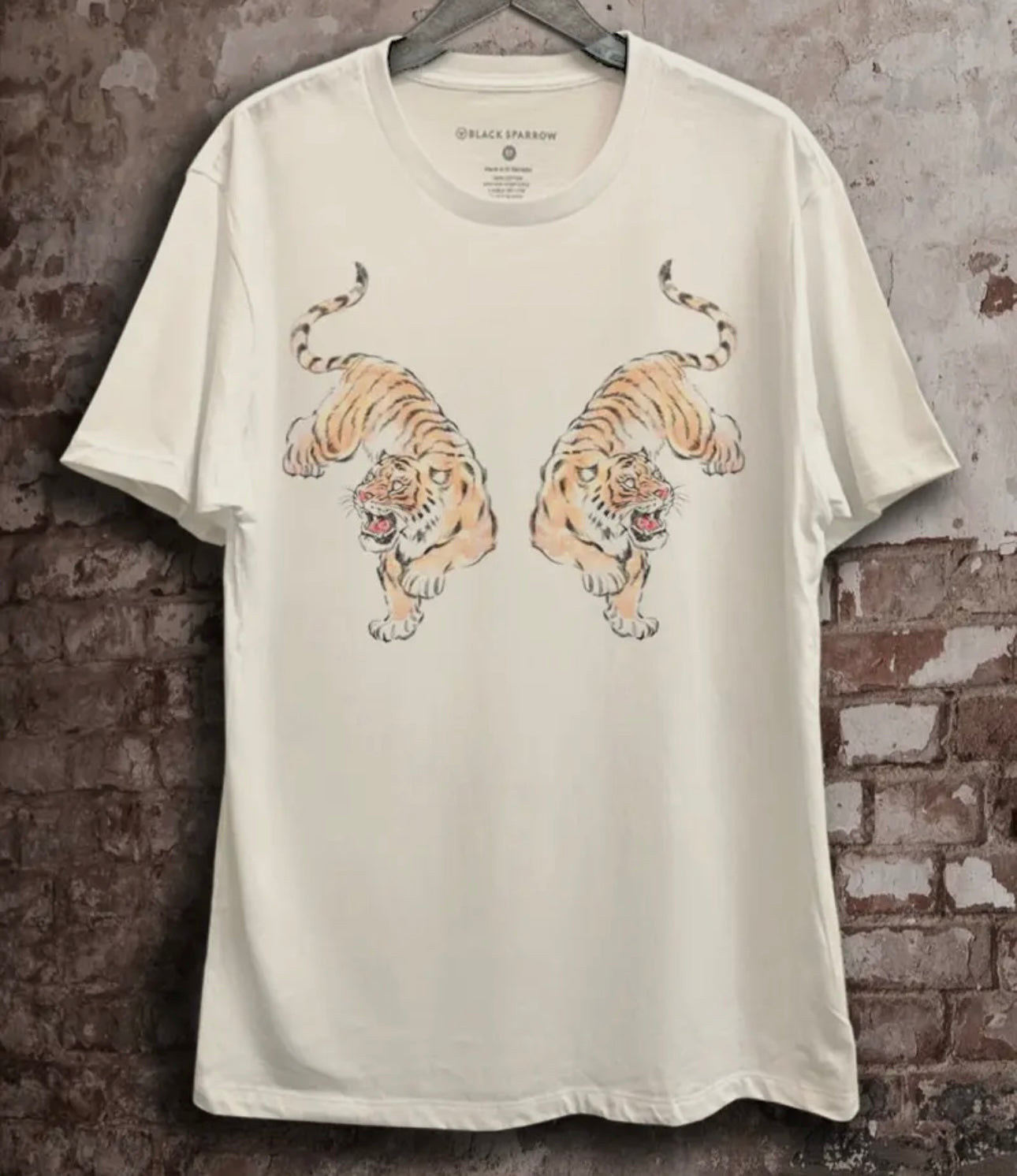 Twin Tiger Ivory Graphic T-Shirt