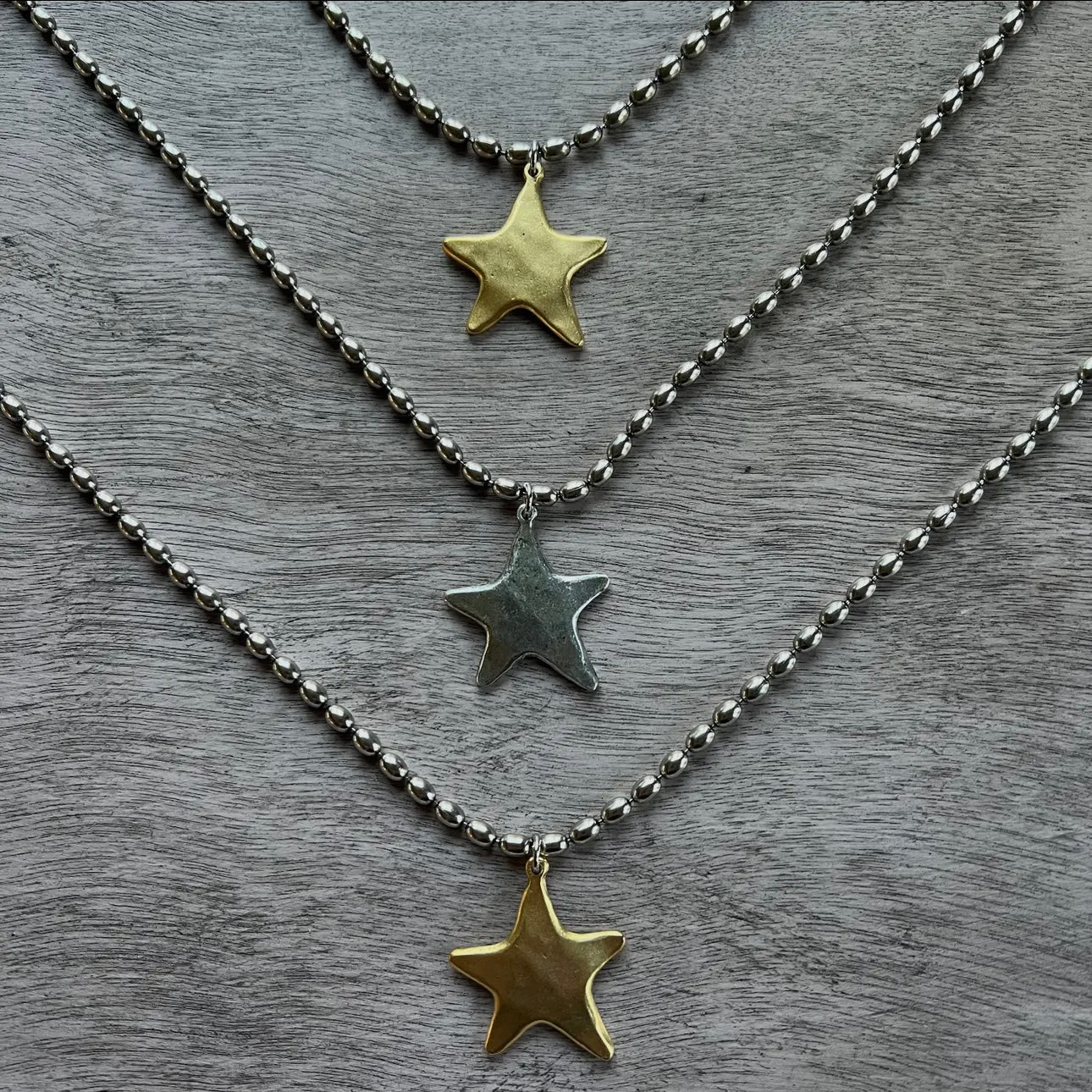 Gold Star Necklace