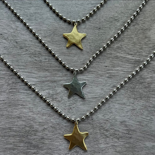 Gold Star Necklace