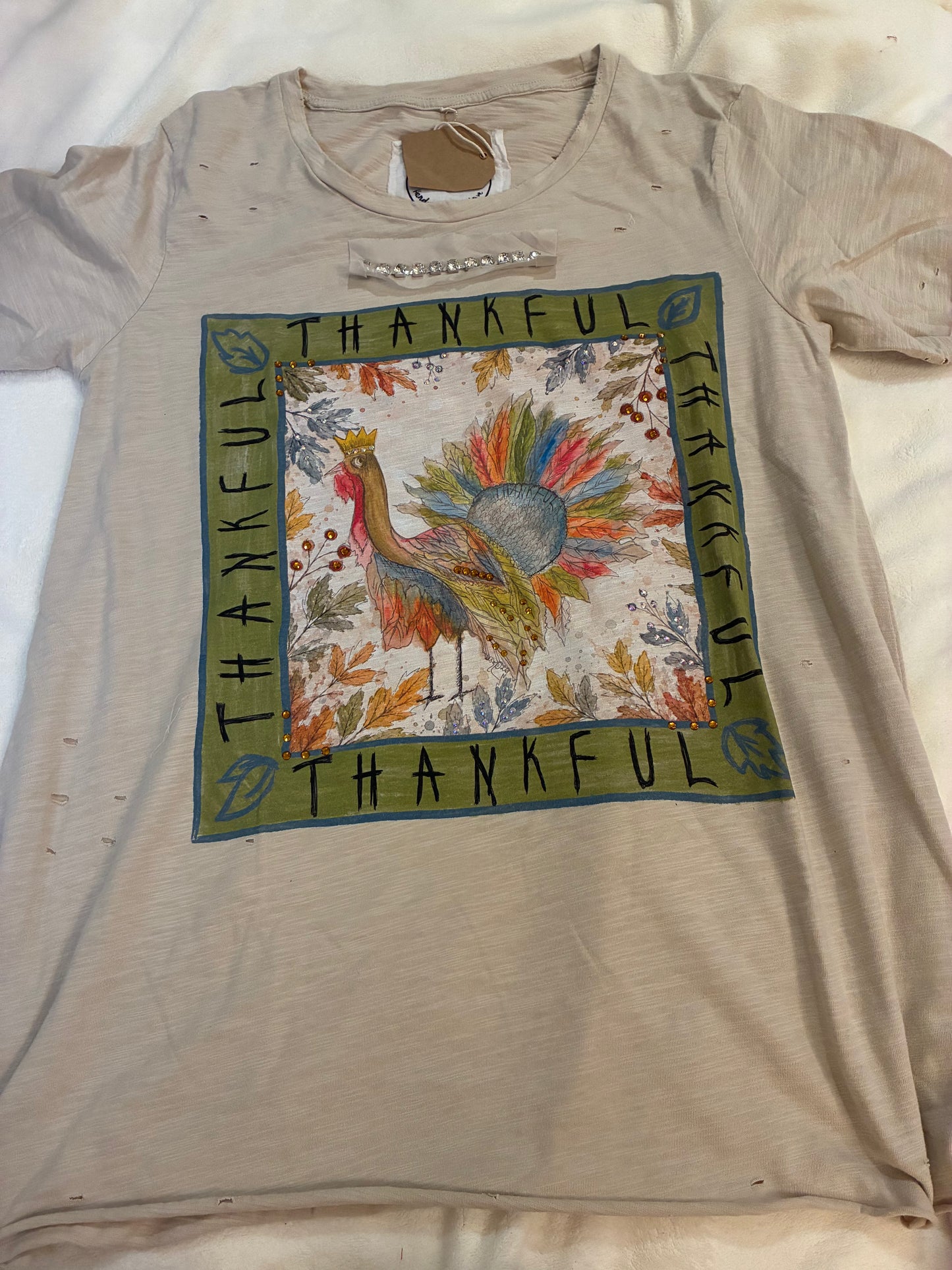 Thankful Colorful Turkey T-Shirt