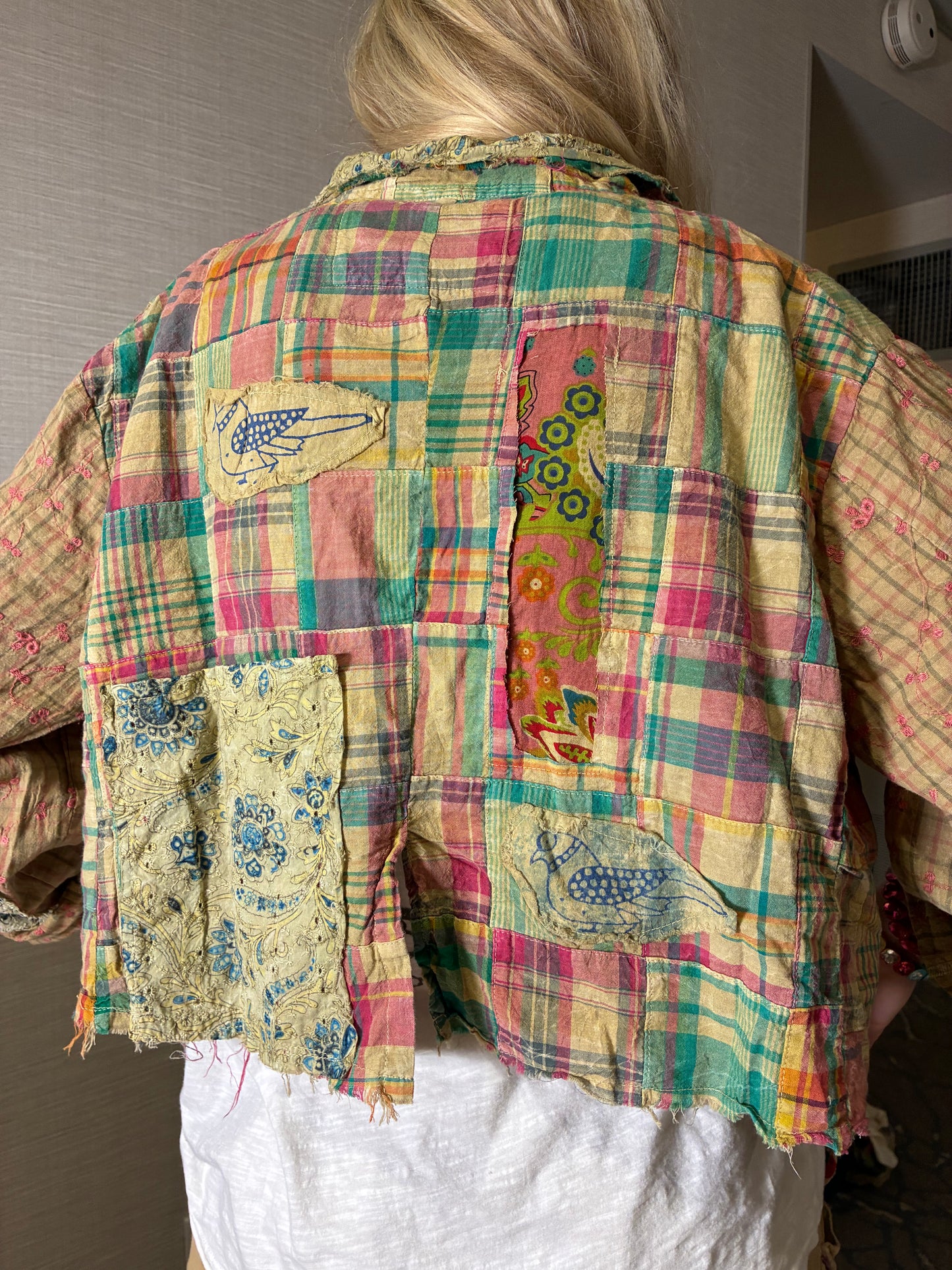 Pink Plaid Jacket