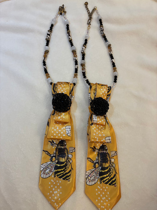 Bumblebee Tie Necklace