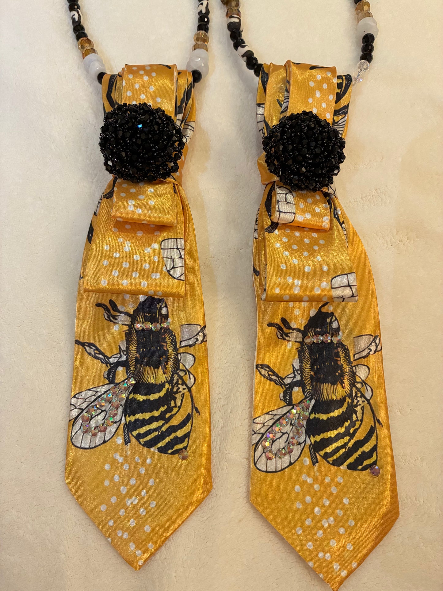 Bumblebee Tie Necklace