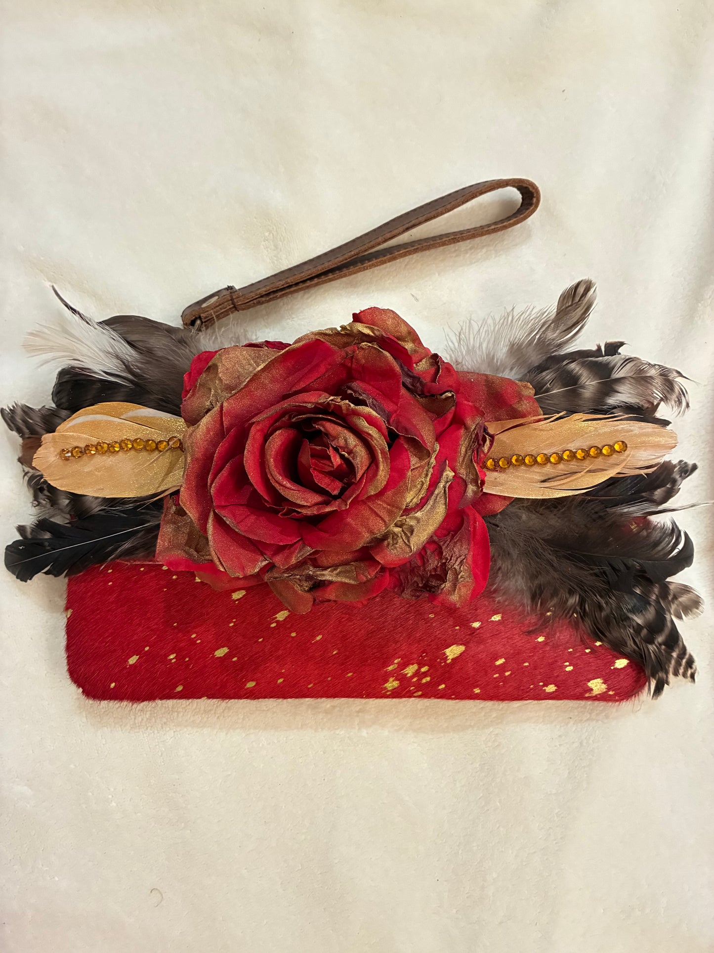 Red Rose Clutch