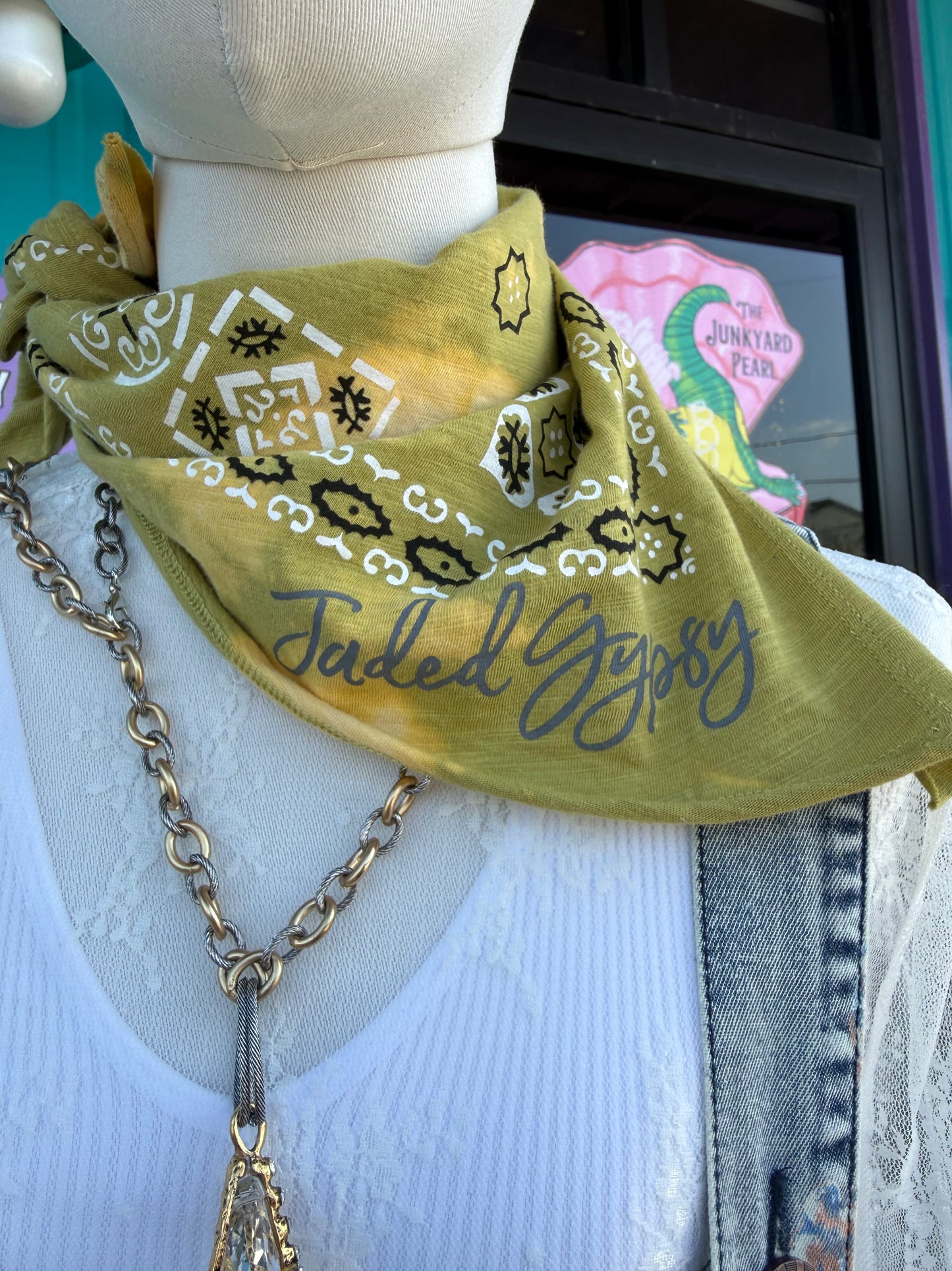 Green T-Shirt Bandanna