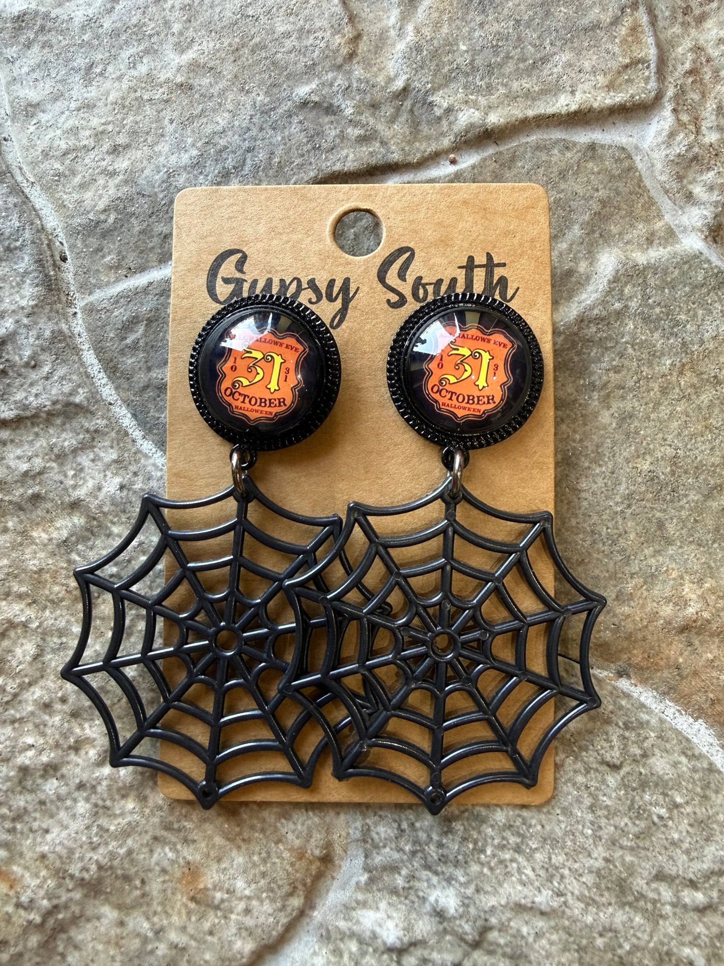 October 31st Spider Web Earrings
