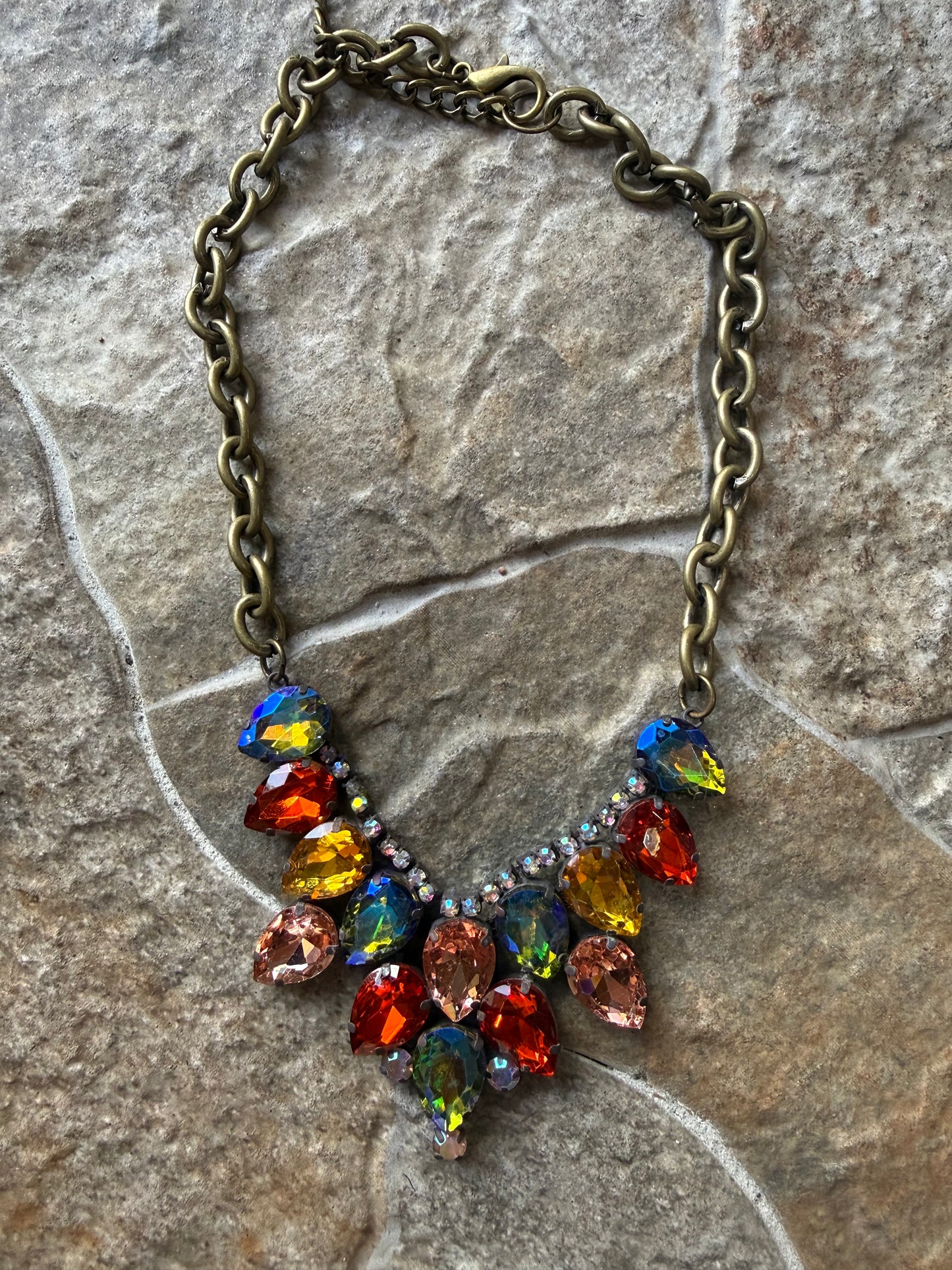 Vintage Royal Crystal Necklace