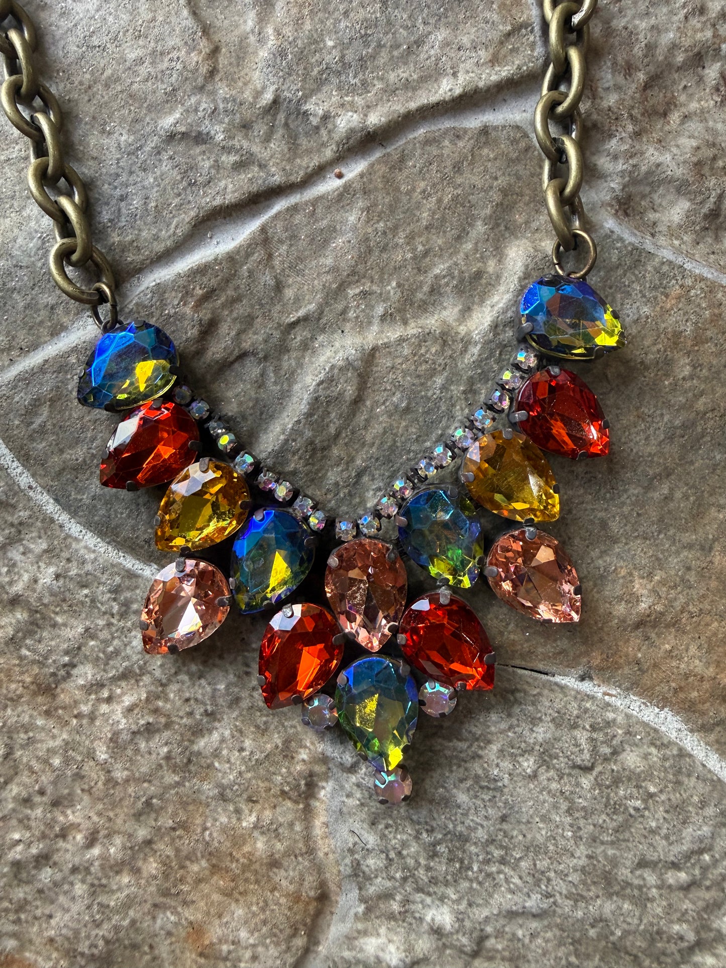 Vintage Royal Crystal Necklace