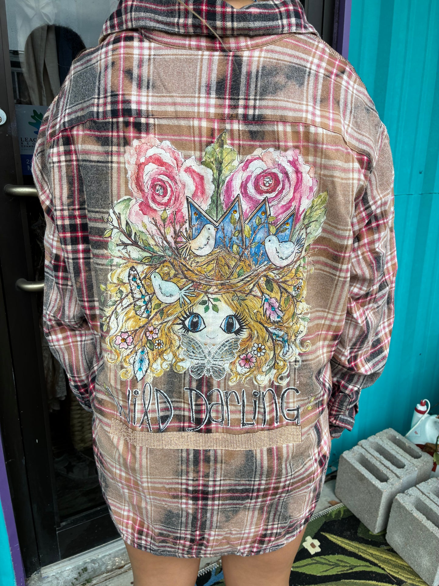 Peach And Gray Wild Darling Fairy Jacket