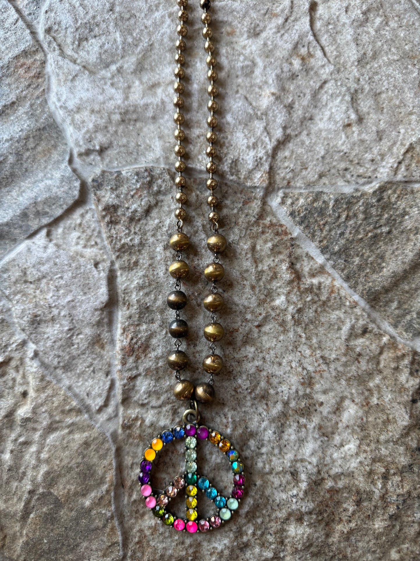 Bronze Multi Color Peace