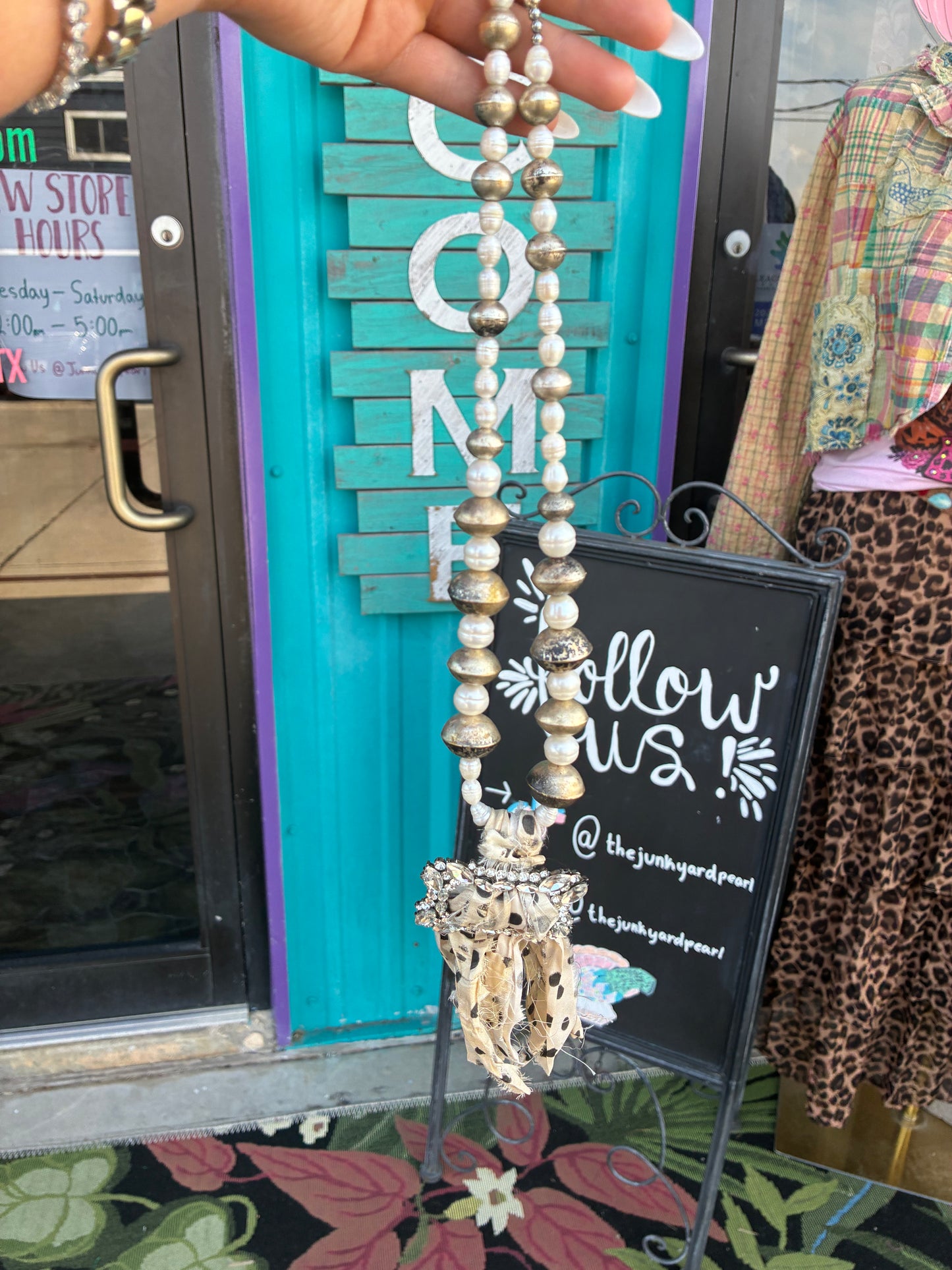 Polka dot necklace