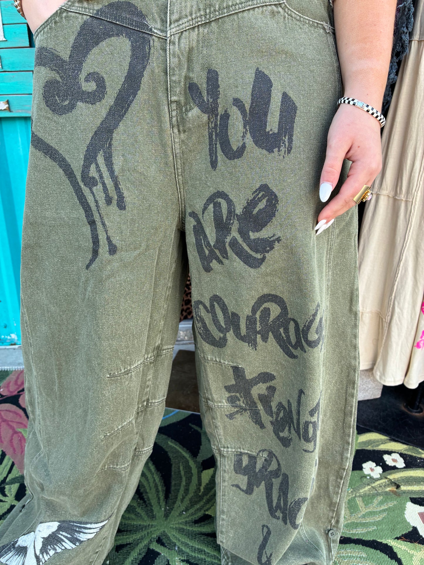 Brave Enough Army Green Pants