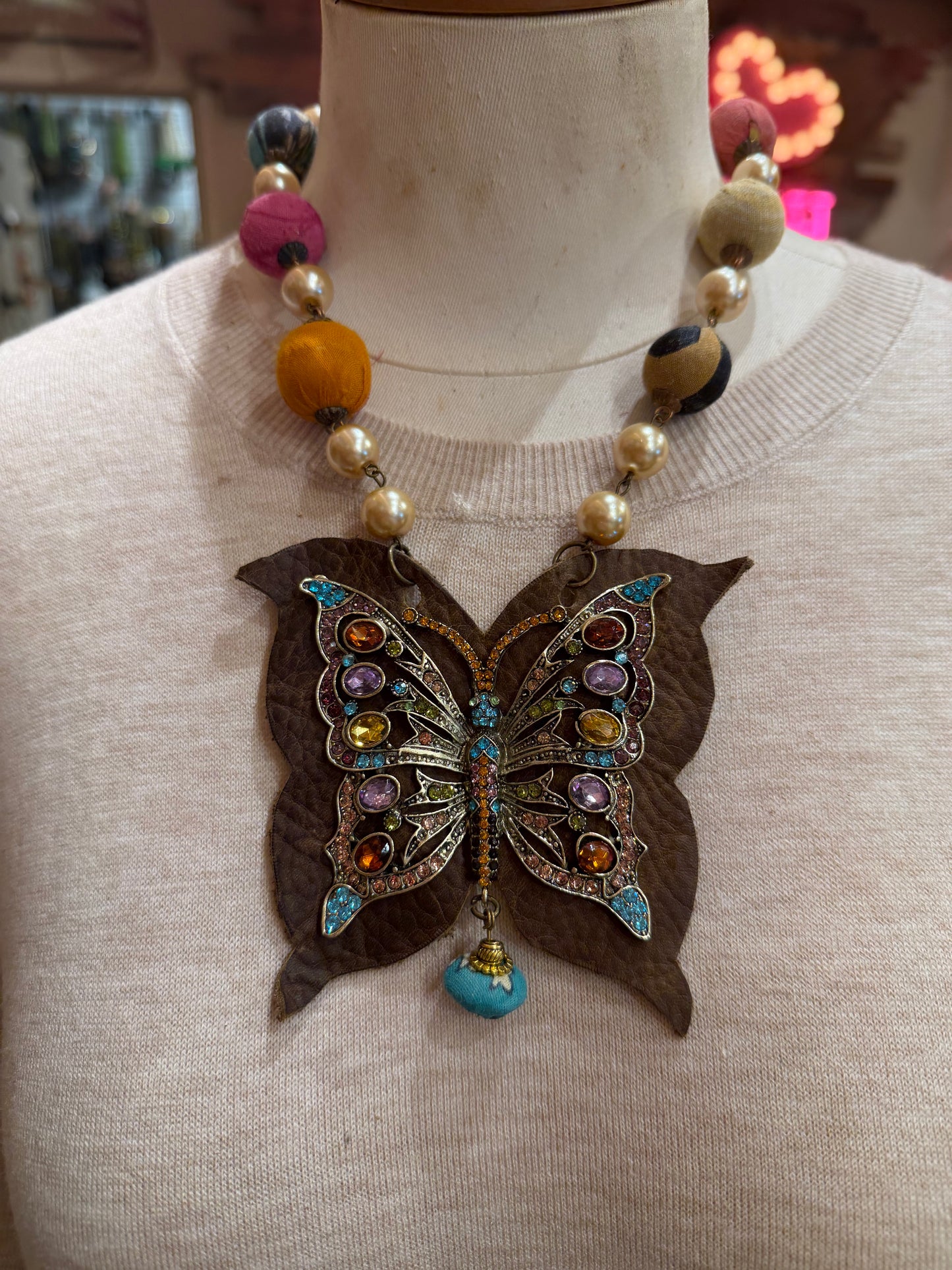 Garden Butterfly Necklace