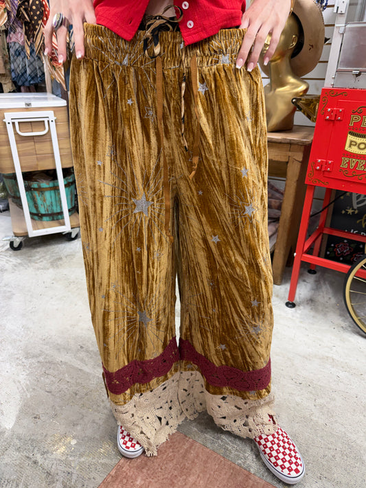 Velvet Gold Bloomers