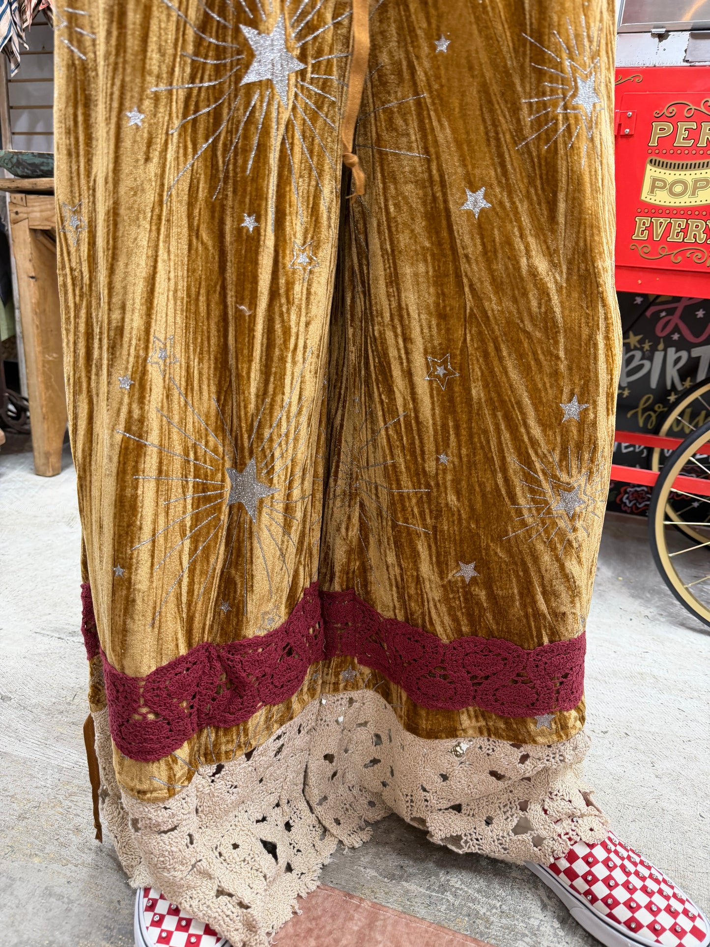 Velvet Gold Bloomers