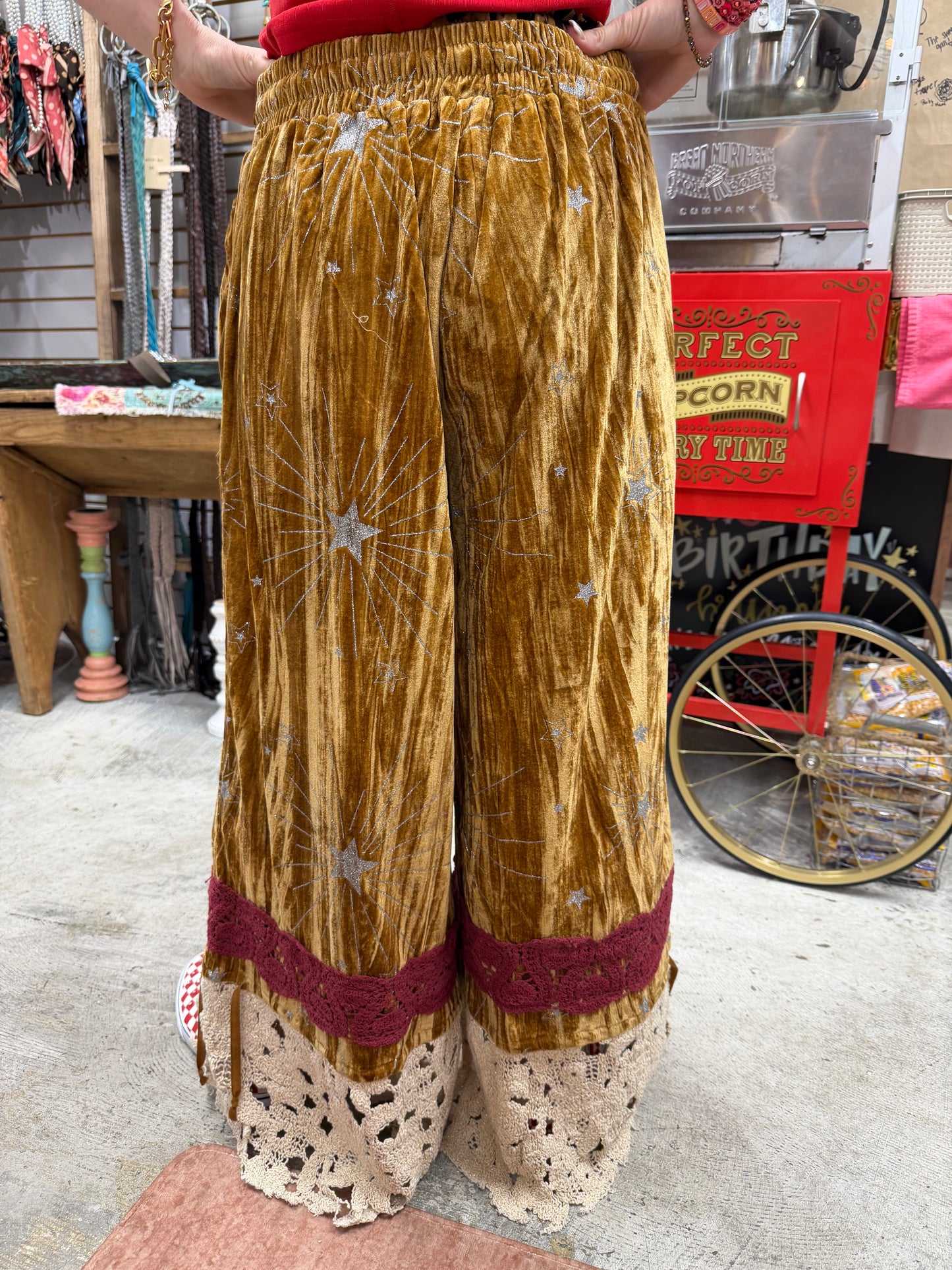 Velvet Gold Bloomers