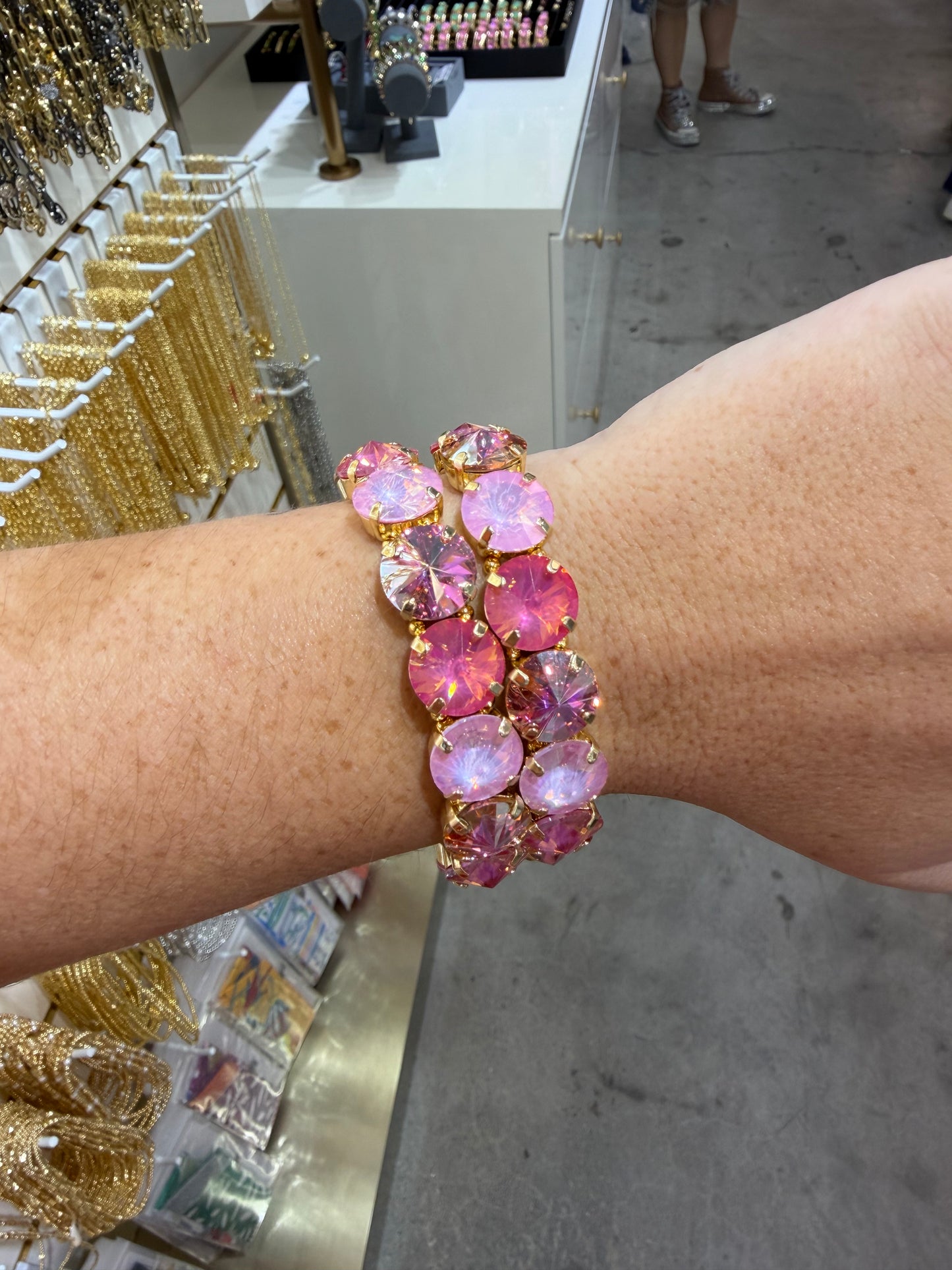 Pink Candy Stretch Bracelet