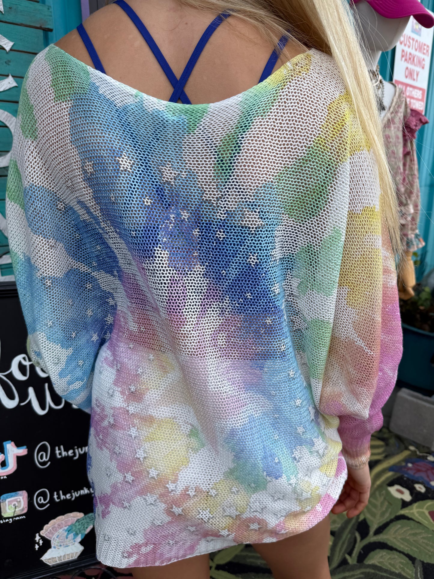 Pastel Star Knit Sweater