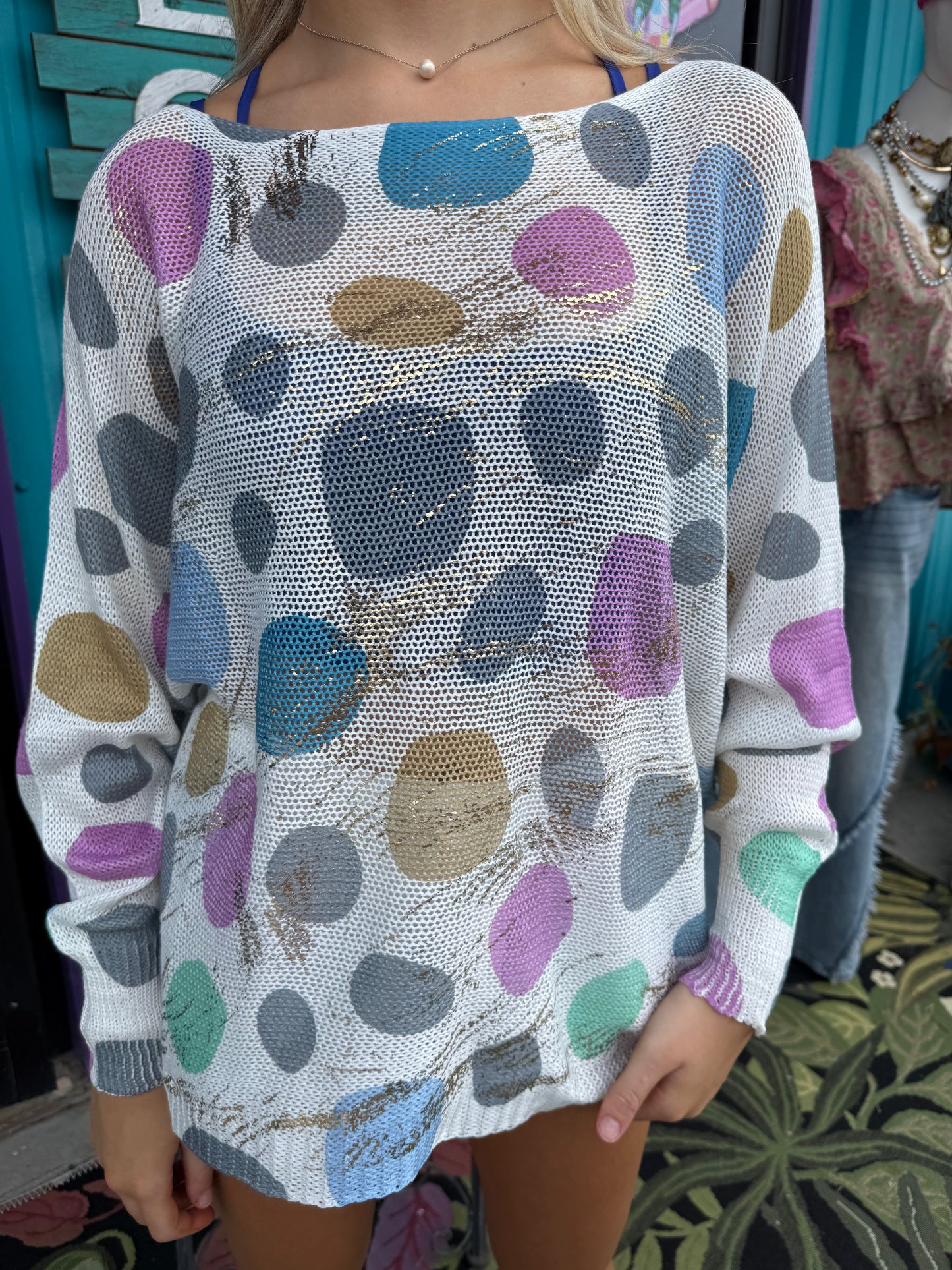 Color Pop Knit Sweater