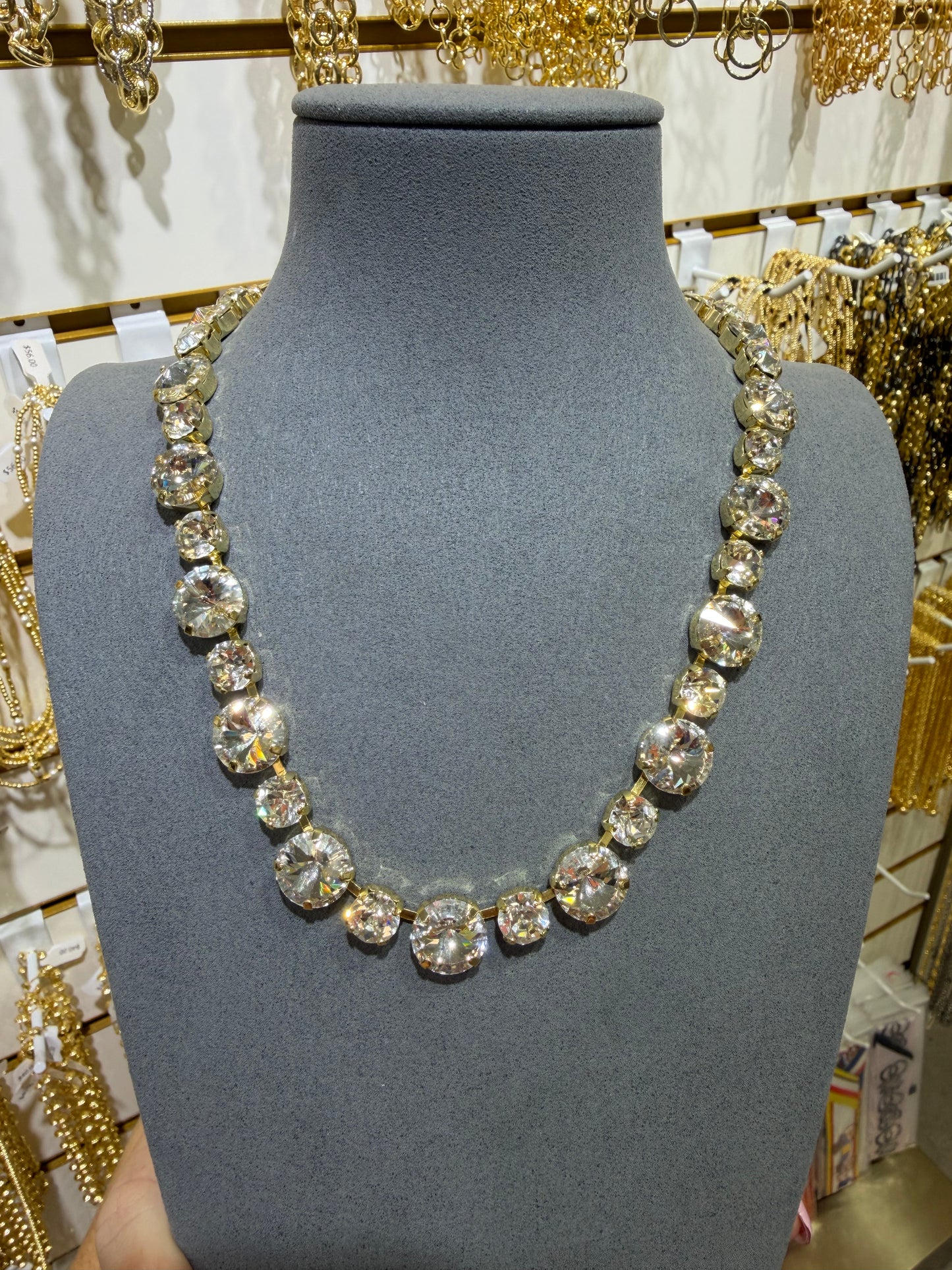 Clear Drop Necklace