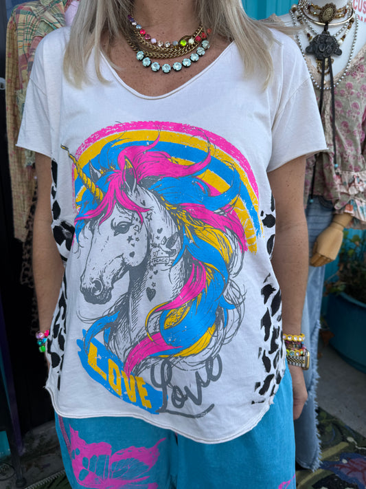 LOVE UNICORN T-SHIRT