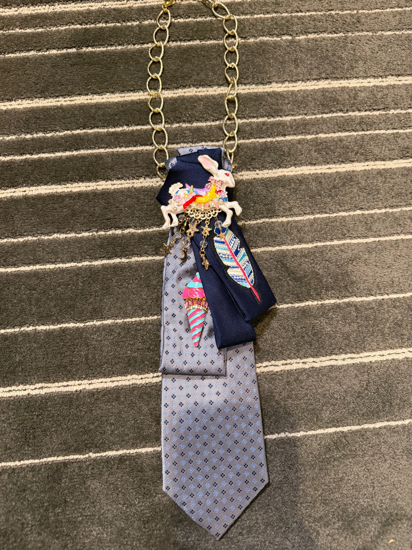 Whimsical Wonderland Tie Necklace