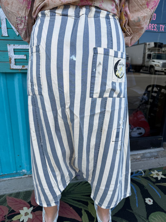 Chambray Stripe Earthsong Harem Pants