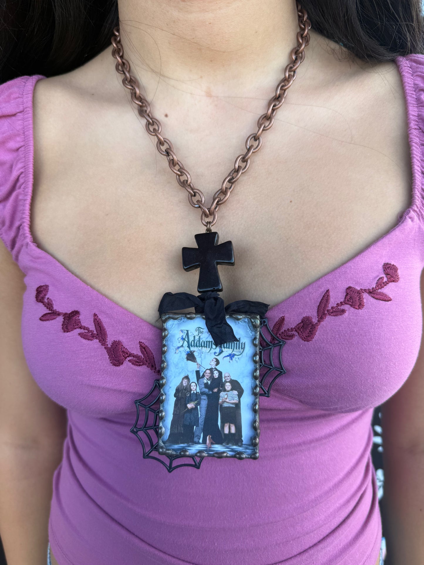 Vintage Adam’s Family Necklace